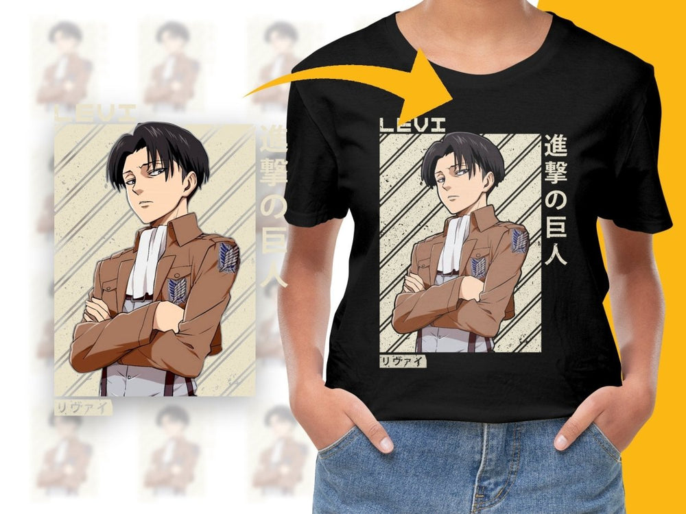 Attack on Titan Levi Anime Character PNG Digital - Teepew
