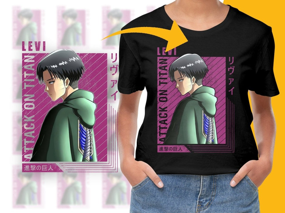 Attack on Titan Levi Anime Character PNG Digital - Teepew