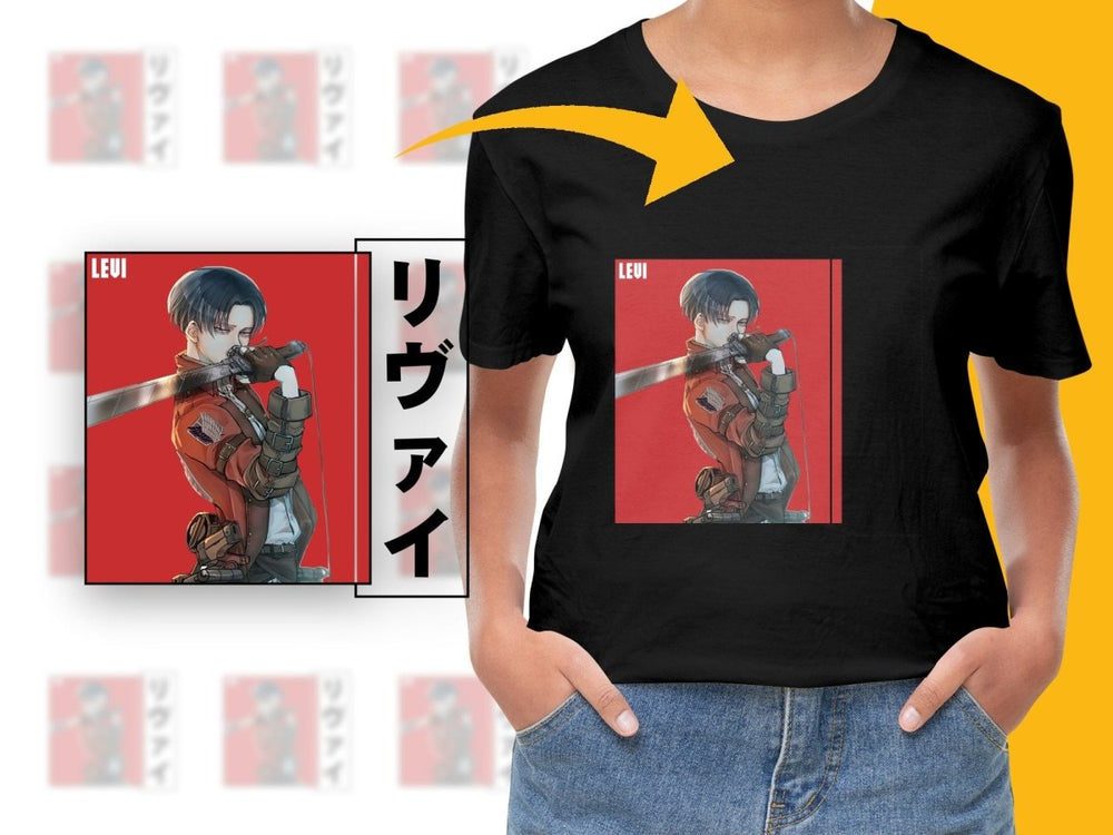 Attack on Titan Levi PNG File Art - Teepew