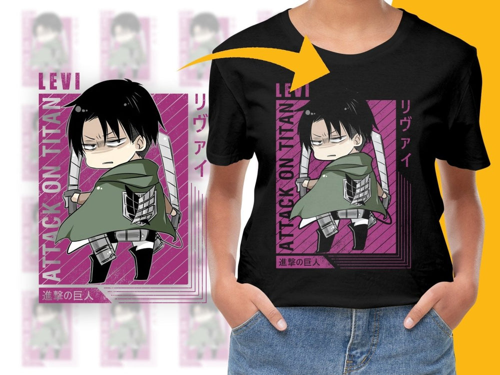 Attack on Titan Levi Poster Anime Digital Download - Teepew