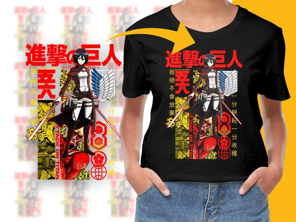 Attack On Titan Mikasa Ackerman Anime PNG File - Teepew