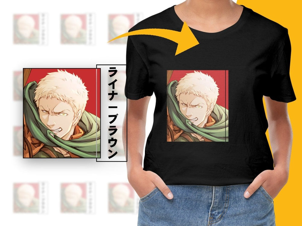 Attack on Titan Reiner Braun PNG File - Teepew