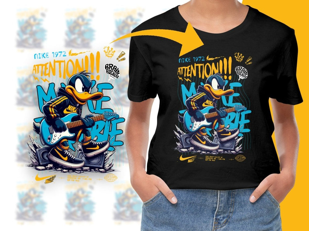 Attention Make Noise Sport Brand Rocker Duck PNG File - Teepew