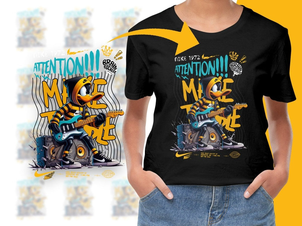 Attention Make Some Noise Donald Duck PNG File - Teepew