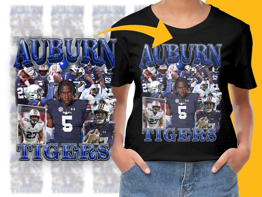 Auburn Tigers Football Players Bootleg PNG File - Teepew