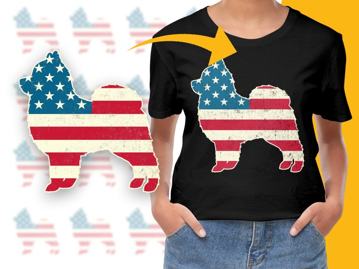 Australian Shepherd USA Flag Graphic Print PNG File - Teepew