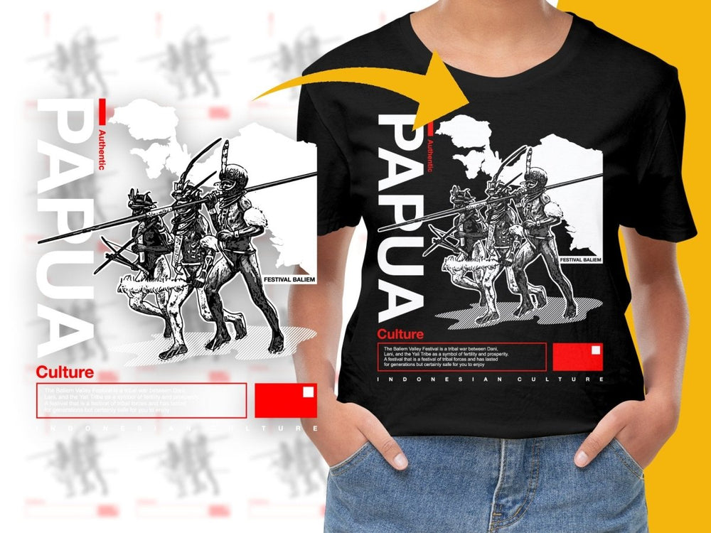 Authentic Papua Culture Festival Baliem PNG File - Teepew
