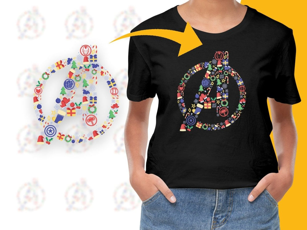 Avengers Christmas Icon Art Digital product - Teepew