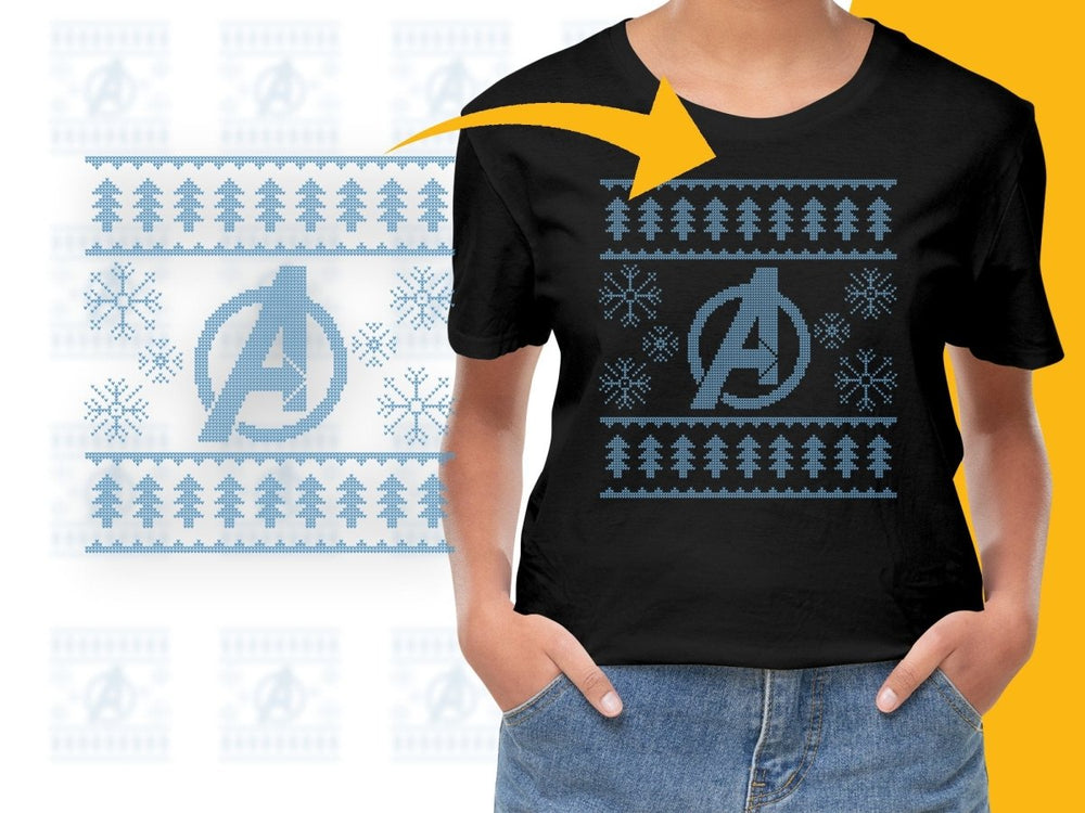 Avengers Snowflakes Christmas Graphic PNG File - Teepew