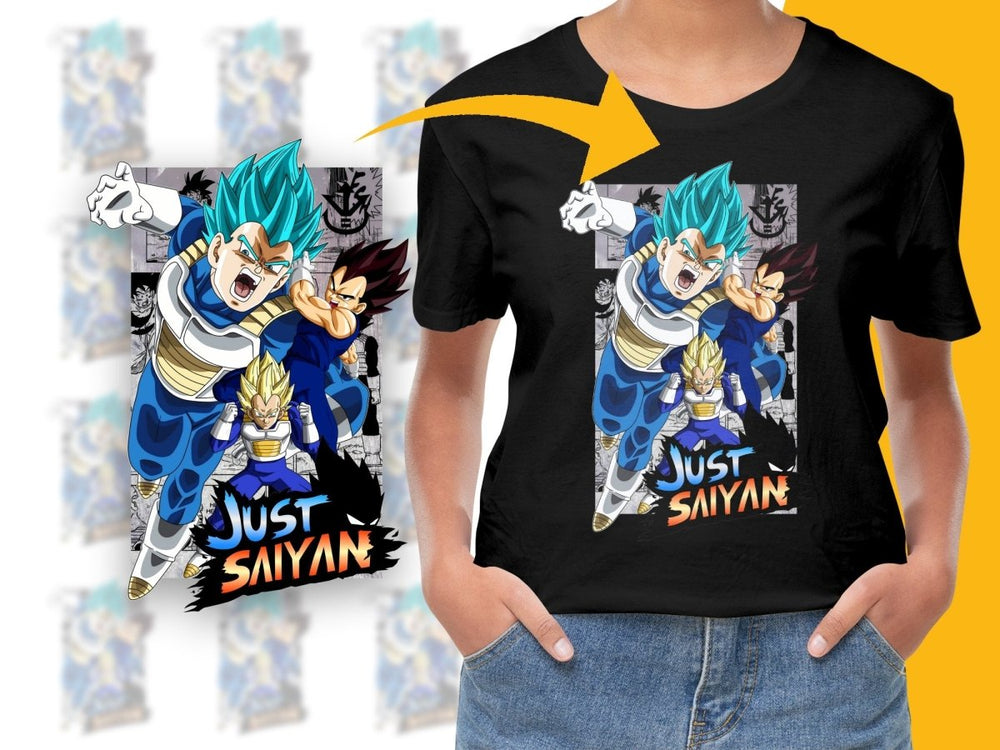 Awesome Just Saiyan Vegeta and Prince Royal PNG File - Teepew