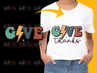 Load image into Gallery viewer, Thankful Graphic T-Shirt Unisex Thanksgiving Themed Tee Multicolor Text Design Casual Wear