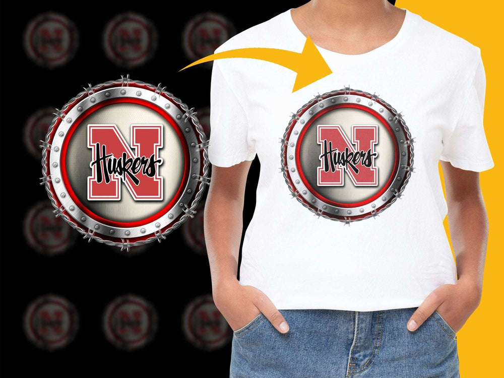 Nebraska Huskers T-Shirt, Vintage Sports Logo, College Football Fan Apparel, Unisex Casual Wear