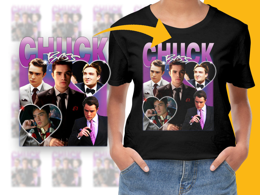Chuck TV Show Inspired Graphic T-Shirt, Vintage Style Cotton Tee, Multiple Character Design, Fan Gift Idea
