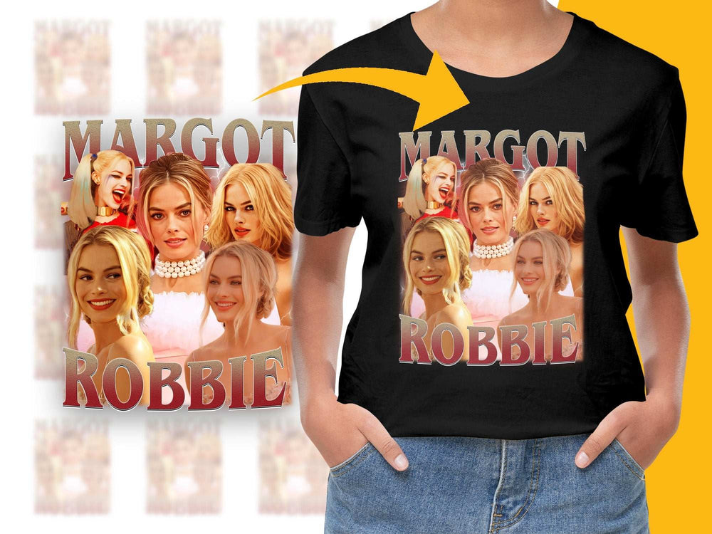 Margot Robbie Graphic Tee, Fashion T-Shirt, Celebrity Inspired, Fan Apparel, Unique Gift Idea