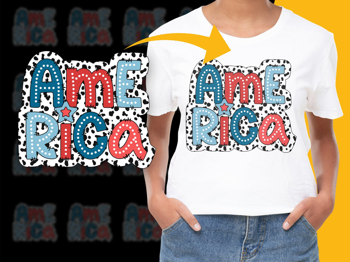 Patriotic America T-Shirt, Star Pattern, Red Blue White, Casual Summer Tee, Unisex Fashion Top