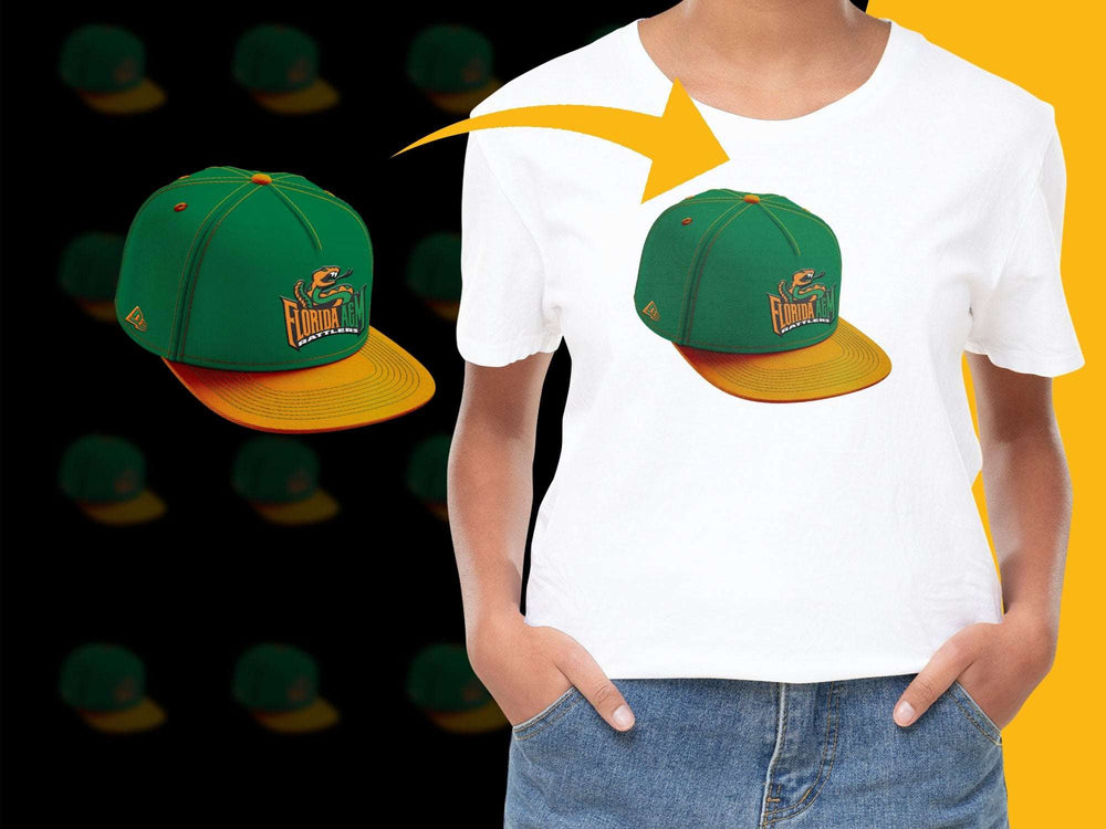Florida Team Cap and T-Shirt Set, Unisex Summer Sports Apparel, Casual Outdoor Gear