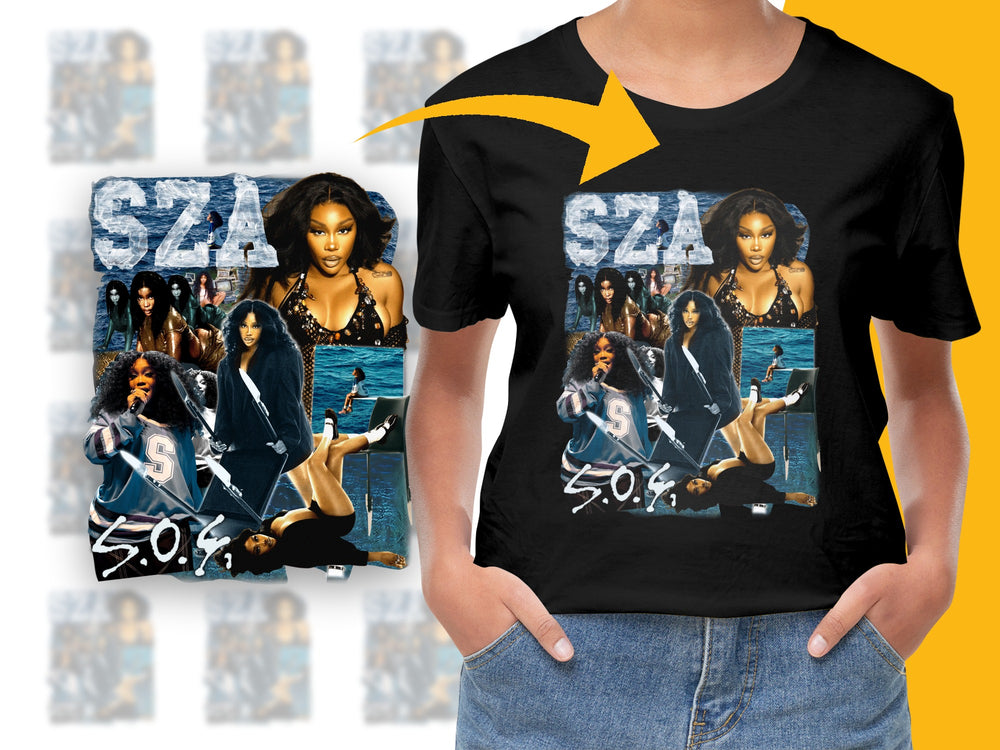 SZA Inspired Graphic T-Shirt, Unisex Pop Music Fan Tee, Trendy Artist Merch, Cool Casual Style Shirt