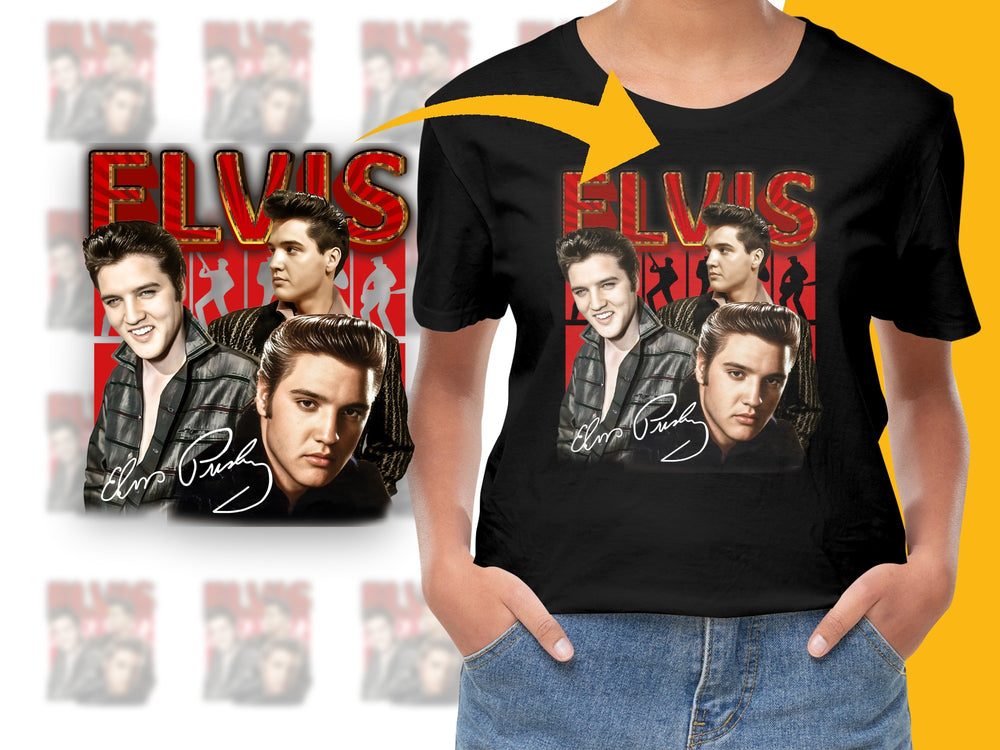 Vintage Elvis Presley T-Shirt, Classic Rock and Roll Music Tee, Retro Pop Culture Fan Apparel