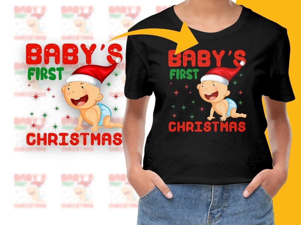 Baby's First Christmas PNG File - Teepew