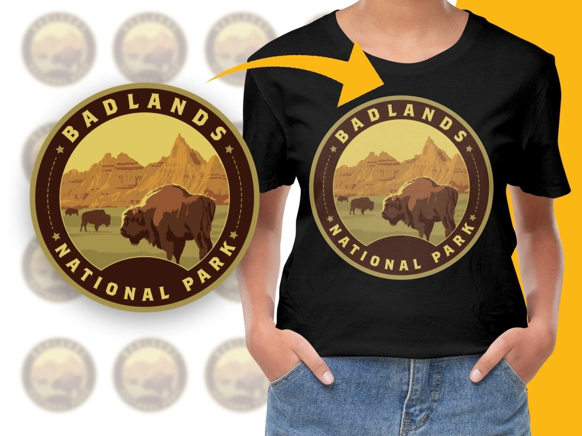 Badlands National Park Graphic Design Png Digital Download - Teepew