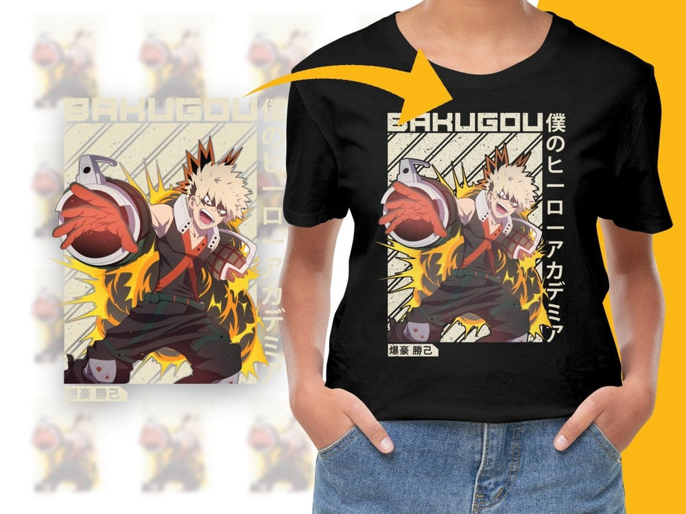 BAKUGOU My Hero Academia PNG File - Teepew