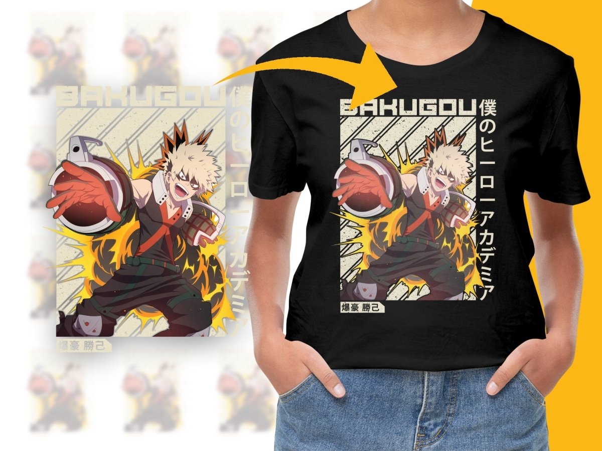 BAKUGOU My Hero Academia PNG File - Teepew