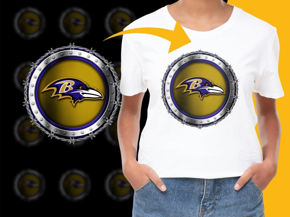 Baltimore Ravens Dynamic Logo Design PNG File - Teepew