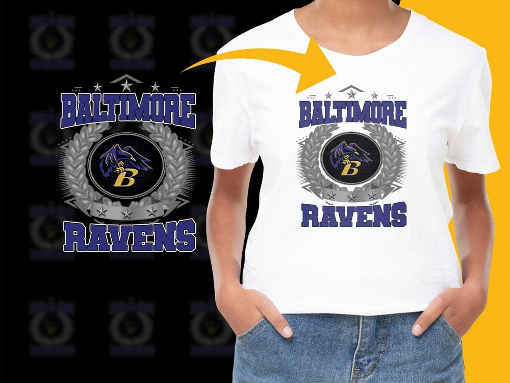 Baltimore Ravens Emblem Stylish Fan PNG File - Teepew