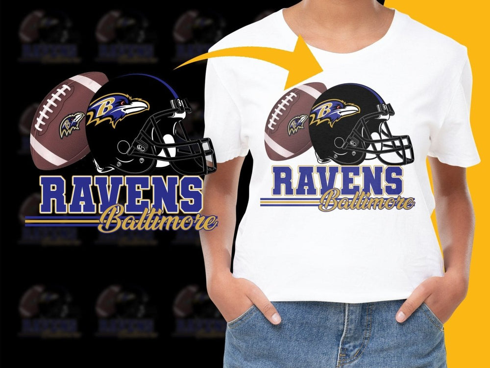 Baltimore Ravens Football Enthusiast Graphic PNG File - Teepew