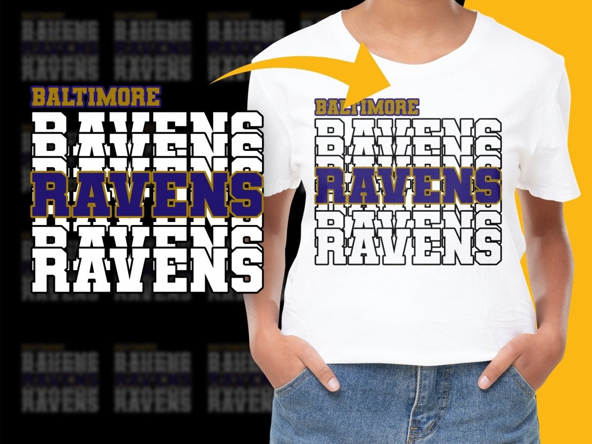 Baltimore Ravens Graphic Print PNG File - Teepew