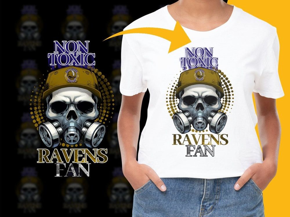 Baltimore Ravens Non Toxic Fan Graphic PNG File - Teepew