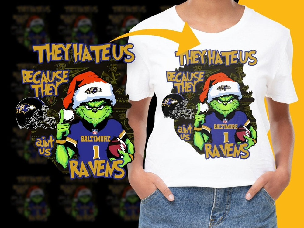 Baltimore Ravens They Hate Us Because They Ain't Us PNG File - Teepew