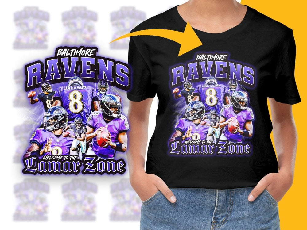 Baltimore Ravens Welcome To The Lamar Zone NFL Bootleg PNG File - Teepew
