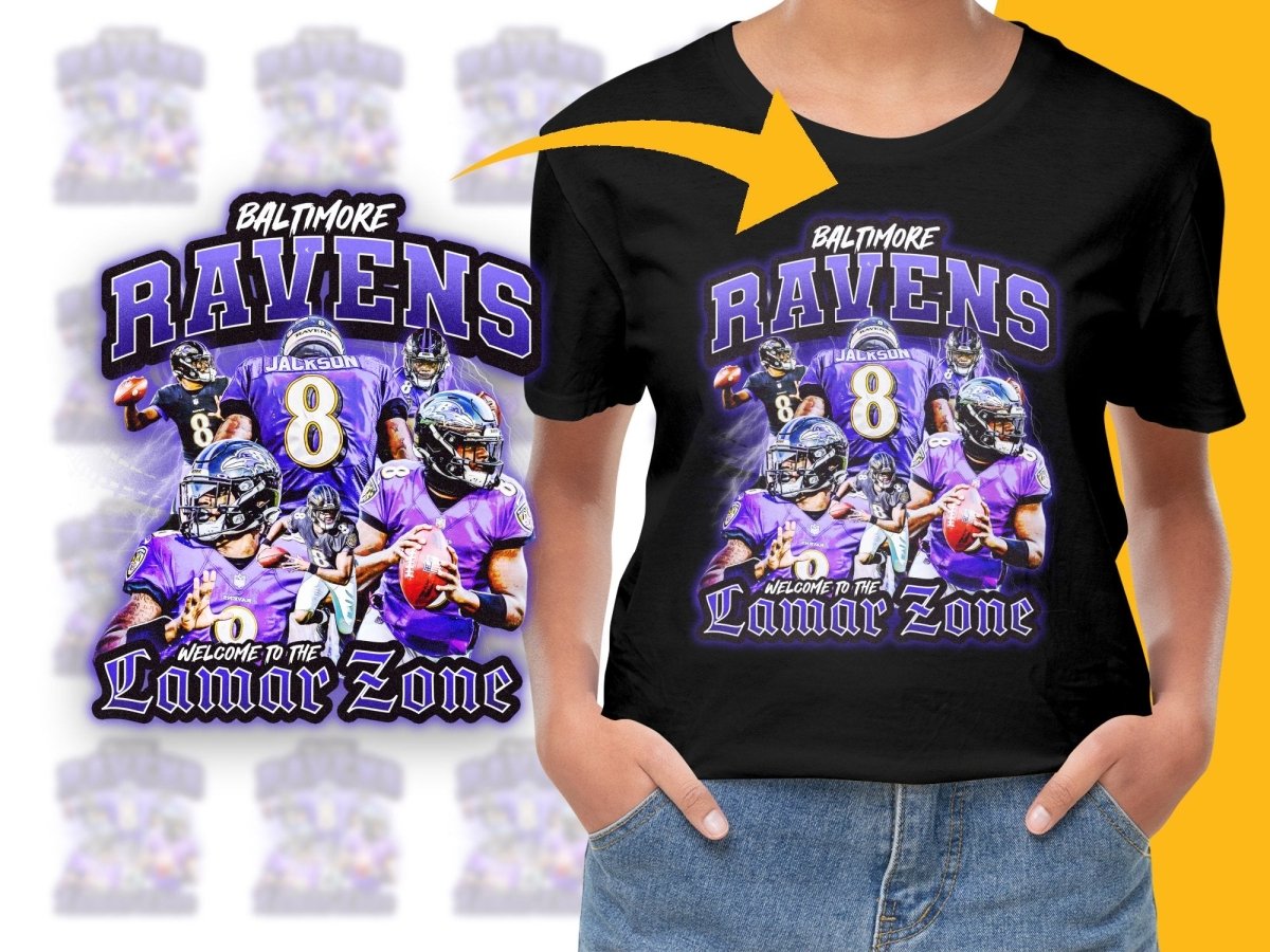 Baltimore Ravens Welcome To The Lamar Zone NFL Bootleg PNG File - Teepew