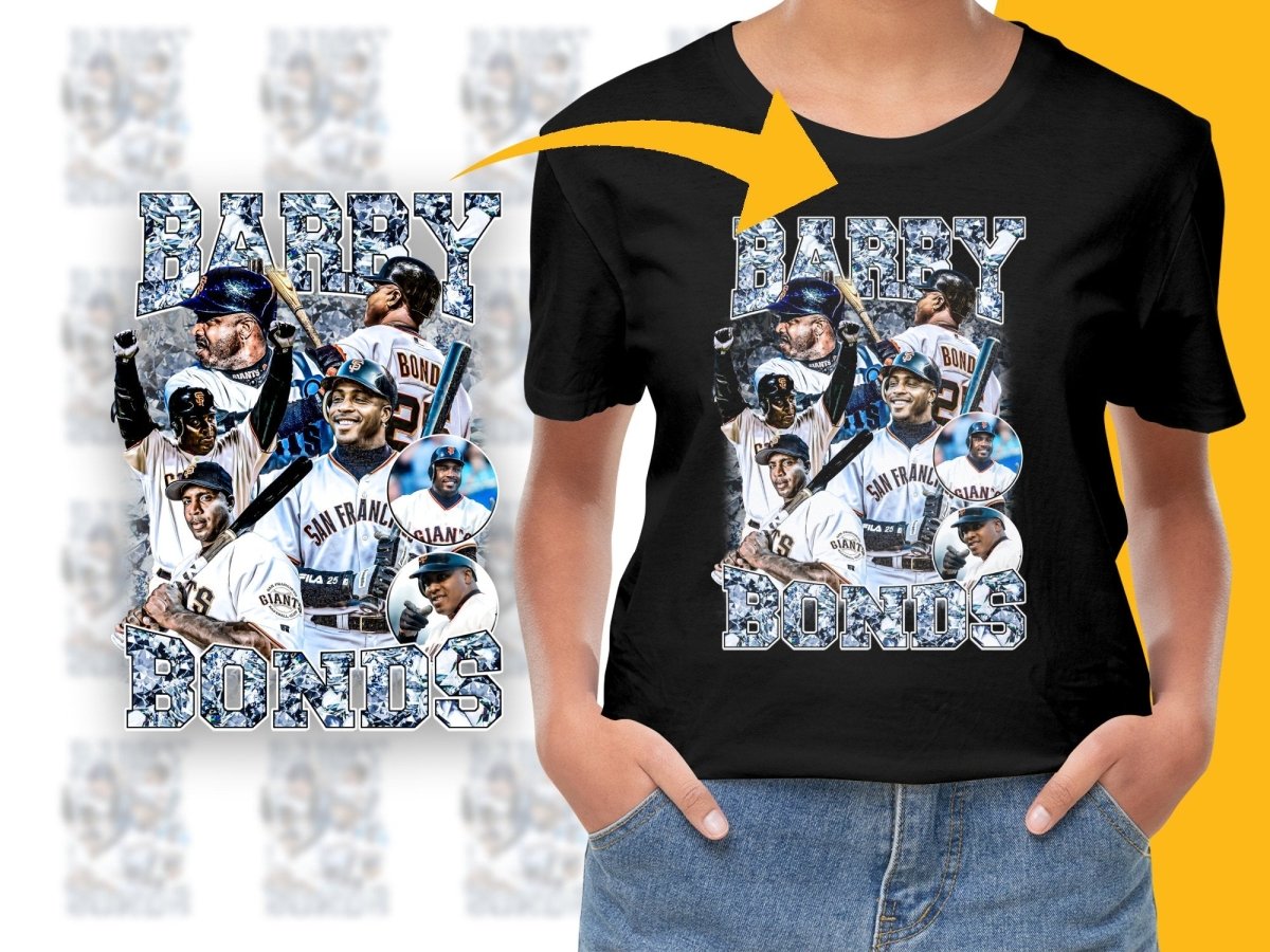 Barry Bonds San Francisco Giants Bootleg PNG File - Teepew