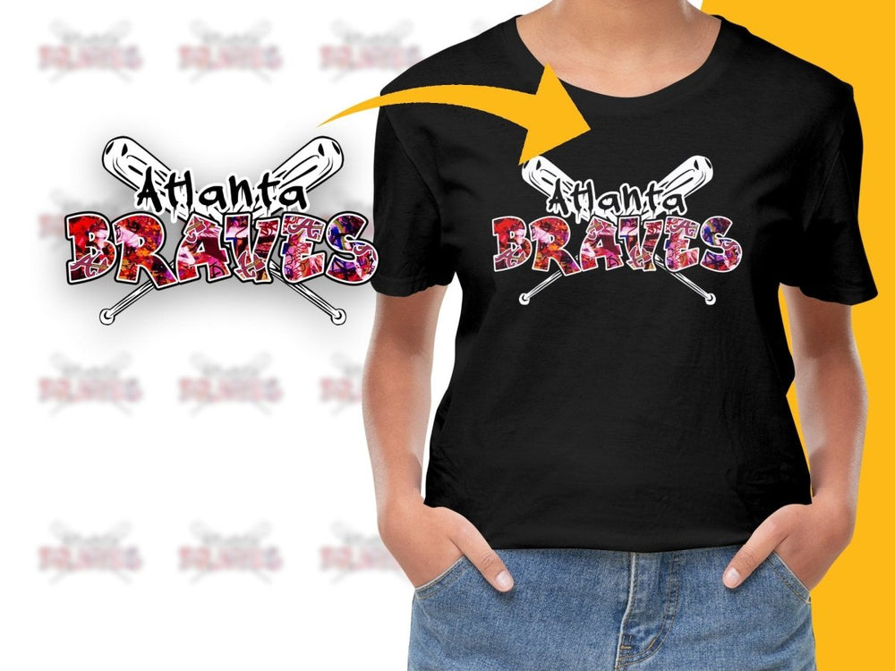 Baseball Bat Team Braves PNG File - Teepew