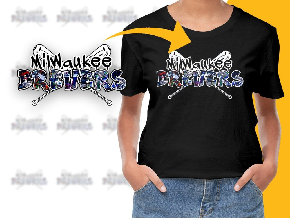 Baseball Bat Team Brewers PNG File - Teepew