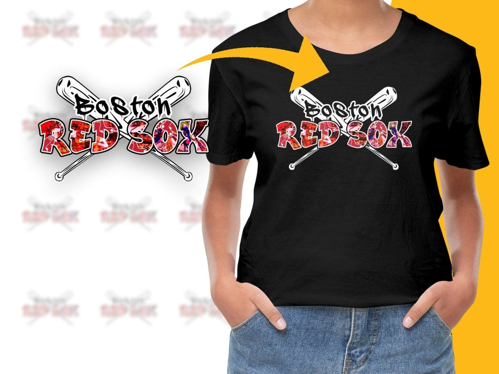 Baseball Bat Team Red Sox PNG File - Teepew