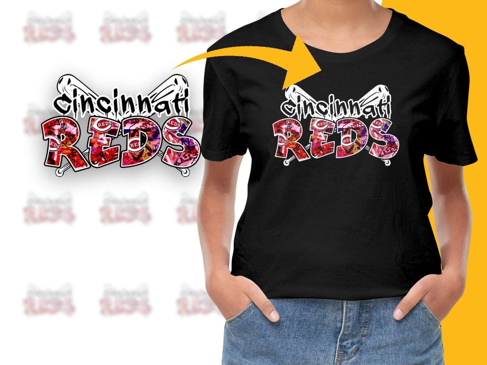 Baseball Bat Team Reds PNG File - Teepew