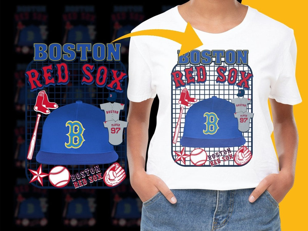 Baseball Cap Boston Red Sox PNG File - Teepew