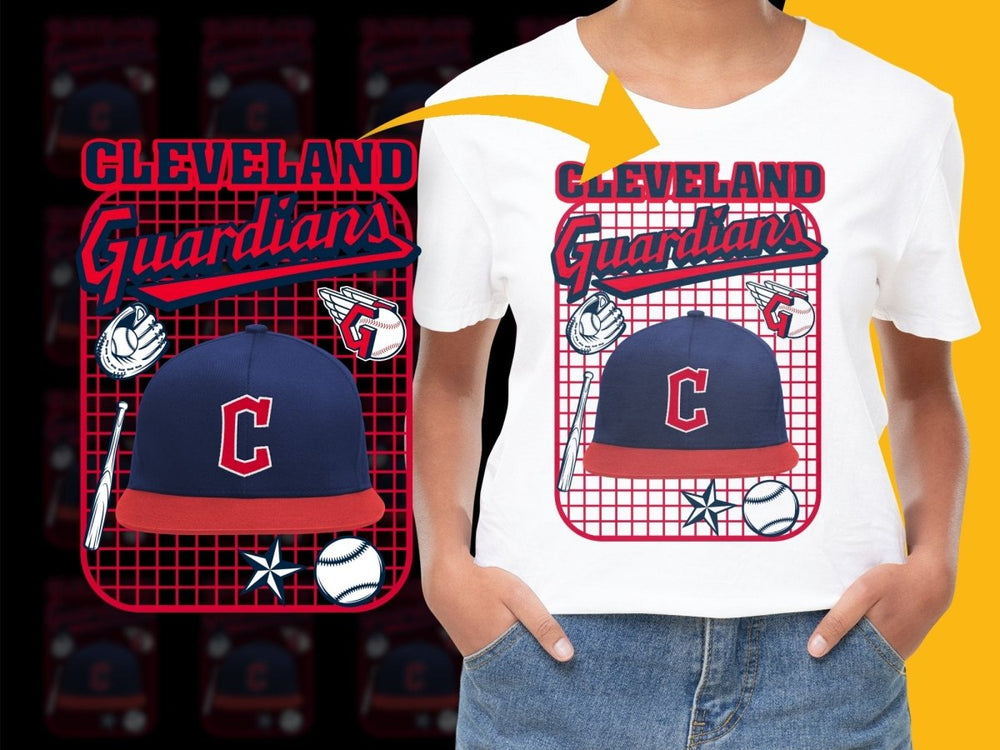 Baseball Cap Cleveland Guardians PNG File - Teepew