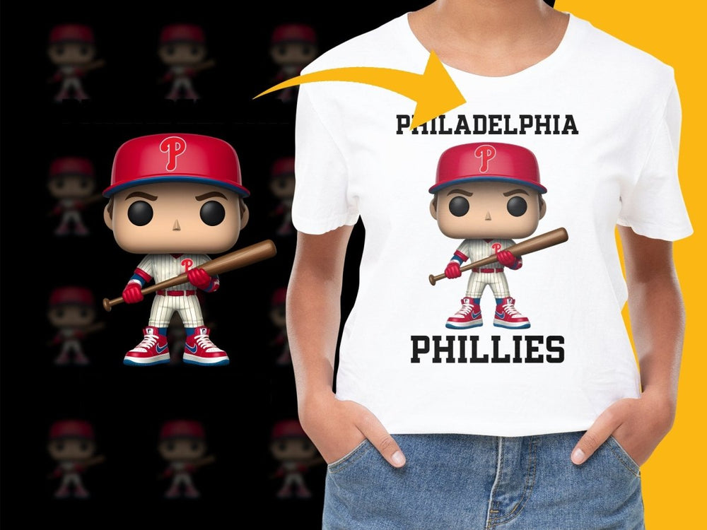 Baseball Funko Pop Philadelphia Phillies PNG File - Teepew