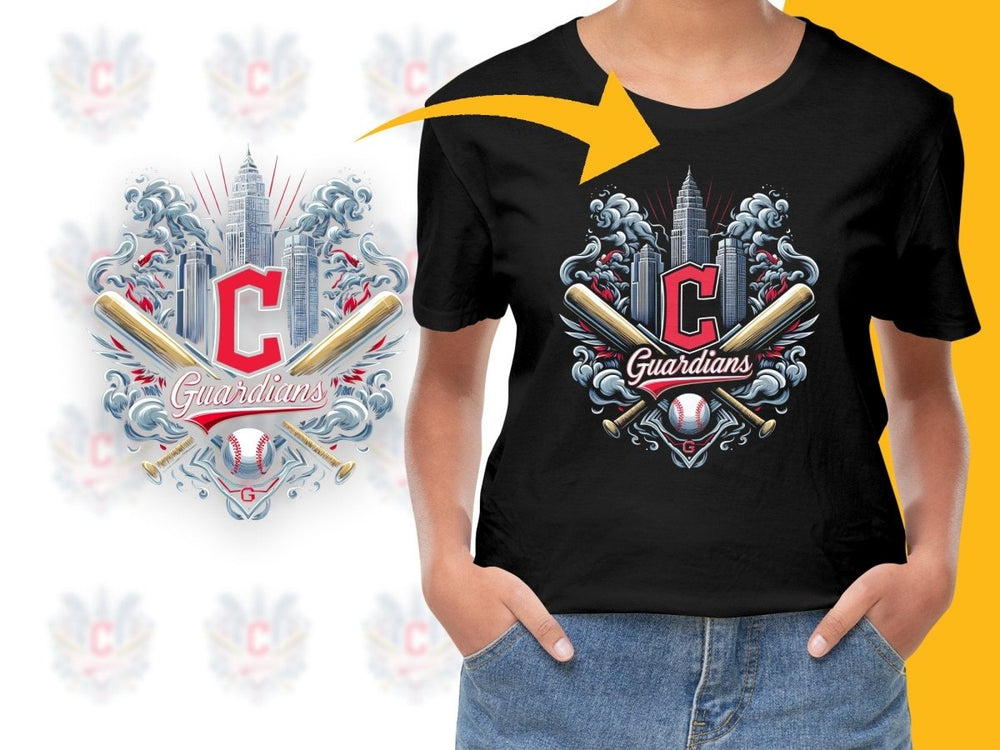 Baseball Smoke Cleveland Guardians Team PNG File - Teepew