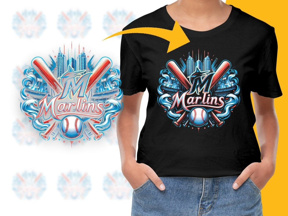 Baseball Smoke Miami Marlins Team PNG File - Teepew
