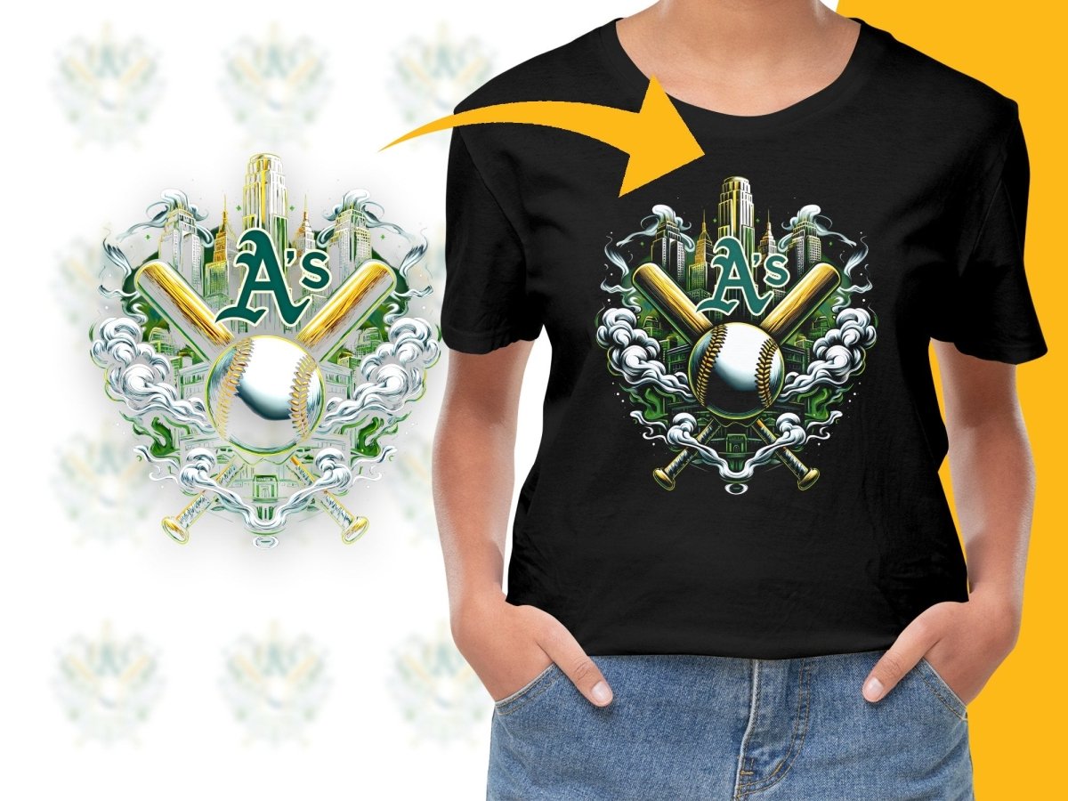 Baseball Smoke Oakland Athletics Team PNG File - Teepew