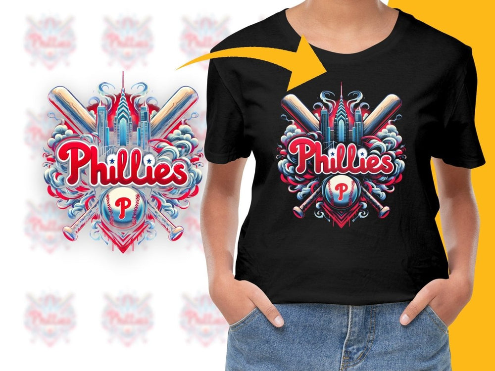 Baseball Smoke Philadelphia Phillies Team PNG File - Teepew