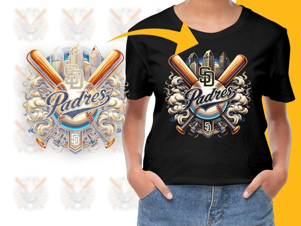 Baseball Smoke San Diego Padres Team PNG File - Teepew