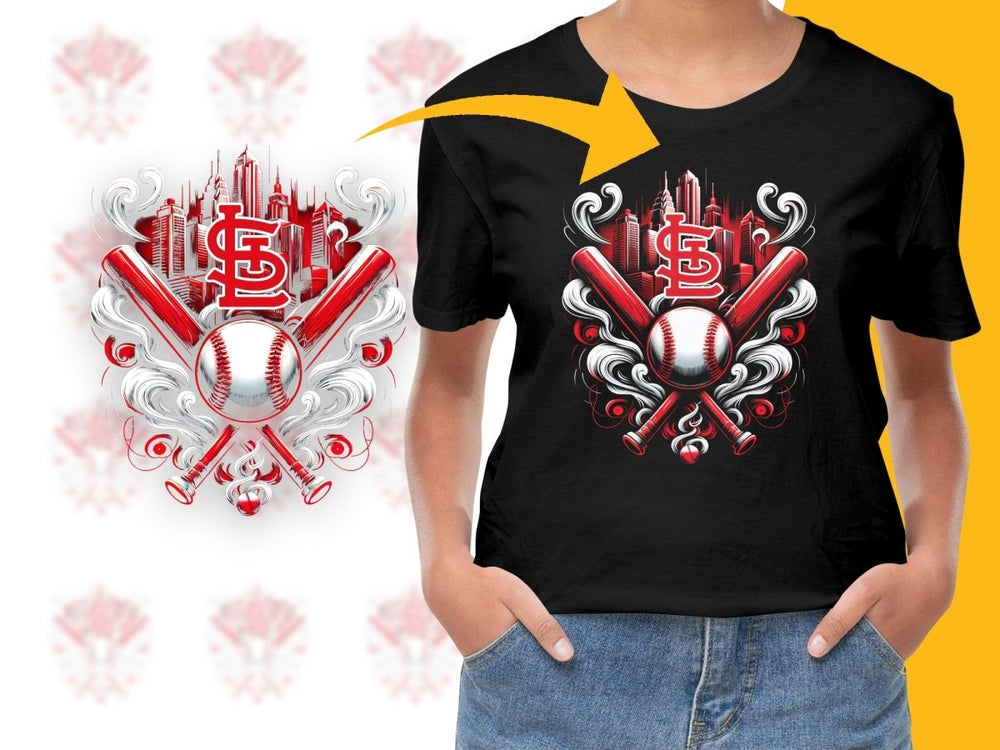Baseball Smoke St. Louis Cardinals Team PNG File - Teepew