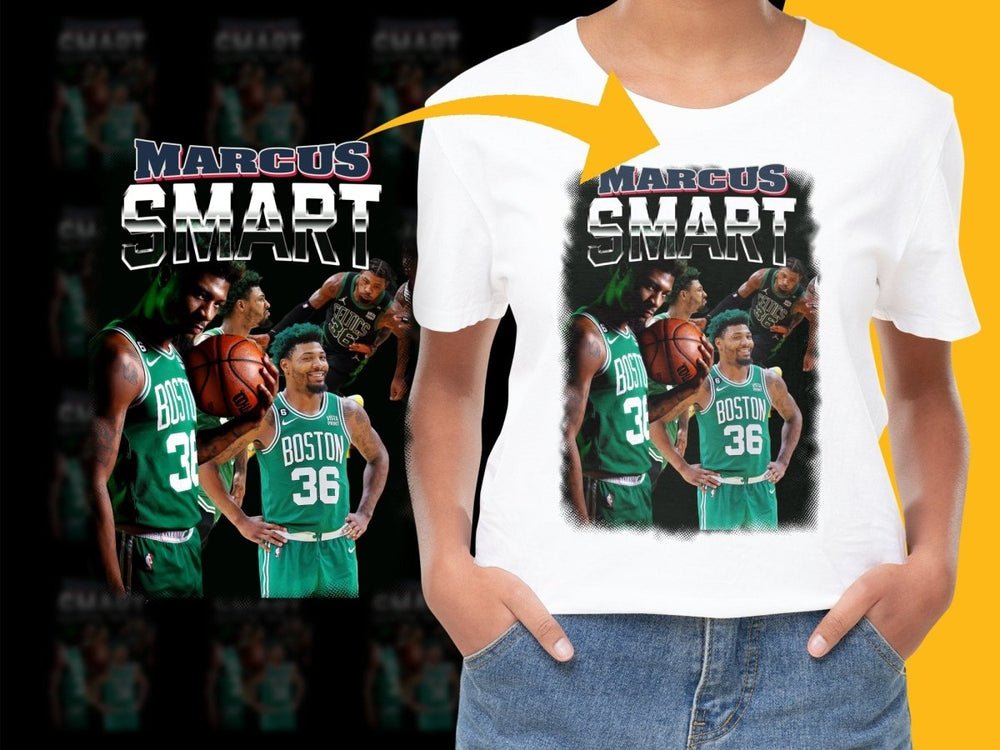 Basketball Star Marcus Smart Dynamic Action PNG File - Teepew