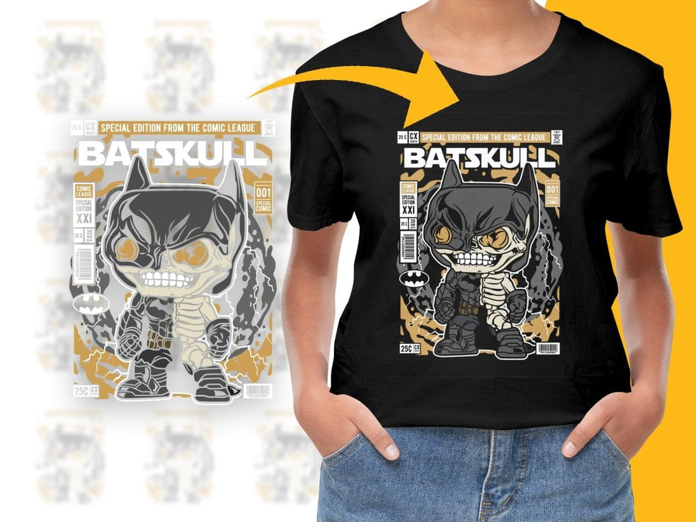 Bat Skull Popculture PNG File - Teepew